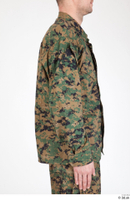  Photos Army Man in Camouflage uniform 8 Camouflage jacket upper body 0008.jpg